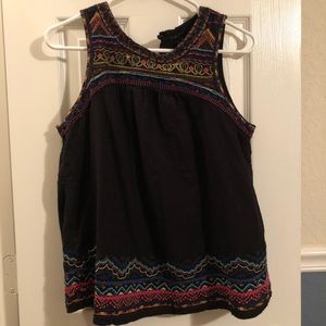 Beaded Anthropologie tank